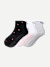 Women's Studio Gripper Quarter Sock 3-Pack - Floral Mix L