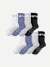 Women's Gripper Half Calf 8-Pack - Oyster White Mix L