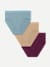 Women's Seamless High Rise Brief 3-Pack - Fog Sand Fig Mix L