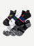 Men's Running Ankle Sock 6-Pack - cosmic core mix L