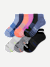 Women's Performance Compression Ankle Sock 6-Pack - Peach Blue Mix L