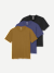 Premium Weight T-Shirt 3-Pack - Indigo Canteen Black Mix L