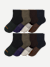 Men's Quarter Sock 8-Pack - Navy Espresso Mix L