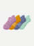 Youth Solids Ankle Socks - berry blue mix L [9875]