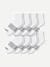 Men's Quarter Sock 8-Pack - white - 21