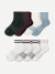 Men's Quarter Sock 8-Pack - Forest Stripe Mix L
