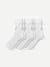 Womenâ€™s Pointelle Bow Half Calf Sock 3-Pack - White L