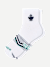 All Sport Quarter Socks - White Midnight L [10445]