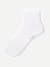 Lightweight Roll Top Quarter Socks - white L [10425]
