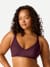Women's No Show Plunge Bralette - All Spice WO1 [8252]