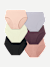Women's No Show High Rise Brief 6-Pack - Nimbus Meringue Core Mix L