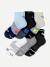 Men's Run Quarter Sock 6-Pack - cloud mist mix L