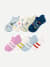 Youth Ankle Sock 8-Pack - Forest Pink Mix L