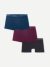Men's Soft Flex Trunk 3-Pack - Ocean Fig Black Mix L