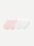Toddler Lightweight Ankle Socks - Pink White Mix L [8893]