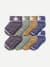 Baby Merino Wool Blend Gripper Calf Sock 8-Pack - Glacier Sage Mix / 6-12M L