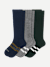 Everyday Compression Knee High Socks (15-20mmHg) - Navy Forest Mix L [11497]