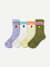 Youth Fruits & Veggies Calf Sock 4-Pack - picnic mix L [9878]
