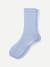 Women's Valentine’s Half Calf Socks - Dawn Blue L [8599]