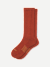 Modern Rib Calf Socks - Rust Brown L [7406]