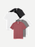 Men's Pima Cotton Slim Crew Neck T-Shirt 6-Pack - Boulder Berry Core Mix L