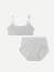 Womenâ€™s Super Soft Bralette + High Rise Brief Pack - Varsity Grey Heather L
