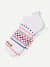 Women’s Week of Bombas Holiday Ankle Socks - Soft White Olive Twist L [9773]