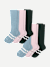 Women's Everyday Compression Sock 6-Pack (15-20mmHg) - Rose Forest Mix L