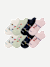 Women's Dinner Party Ankle Sock 8-Pack - Dinner Party Mix L