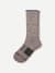 Merino Wool Blend Calf Socks - Pepper L [8257]