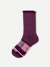 Merino Wool Blend Calf Socks - Deep Wine L [8256]