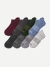 Men's Ankle Sock 8-Pack - Blue Smoke Marl Mix L
