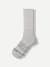 Merino Wool Blend Ultra Stretch Calf Socks - Misty Cloud Heather L [9812]
