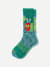 Eric Carle Very Hungry Caterpillar Calf Socks - caterpillar L [5290]