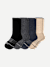 Men's Merino Wool Calf Sock 4-Pack - mixed - 3