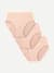 Women's No Show High Rise Brief 3-Pack - Pink Sandstone