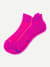 Women's Running Ankle Socks - neon purple L [9151]