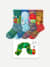 Adult Eric Carle Calf Sock 4-Pack & Book - Eric Carle Mix