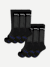 Performance Compression Knee High Socks 6-Pack - black