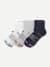 Men's Golf Quarter Sock 3-Pack - midnight navy mix