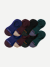 Cushioned No Show Sock 8-Pack - Black Pine Mix L