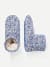 Sherpa Lined Bootie Gripper Slipper - Dark Sky Multi Space Dye L Front + Side [7072]
