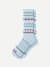Holiday Calf Socks - glacier blue fruit punch L [9776]