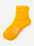 Modern Rib Quarter Socks - Tangerine L [7407]