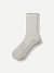 Merino Wool Blend Gripper Sweatshirt Socks - Harbor Grey L [9805]