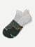 Running Ankle Socks - Varsity Grey Heather / Dark Elm L [9189]