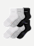 Lightweight Athletic Quarter Sock 6-Pack - multi mix L