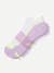 Running Ankle Socks - White / Pastel Lavender L [8819]
