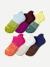 Youth Marl Ankle Sock 6-Pack - glacier pink mix L [10188]