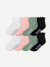 Toddler Ruffle Rib Calf Sock 8-Pack - Pink Sage Mix L